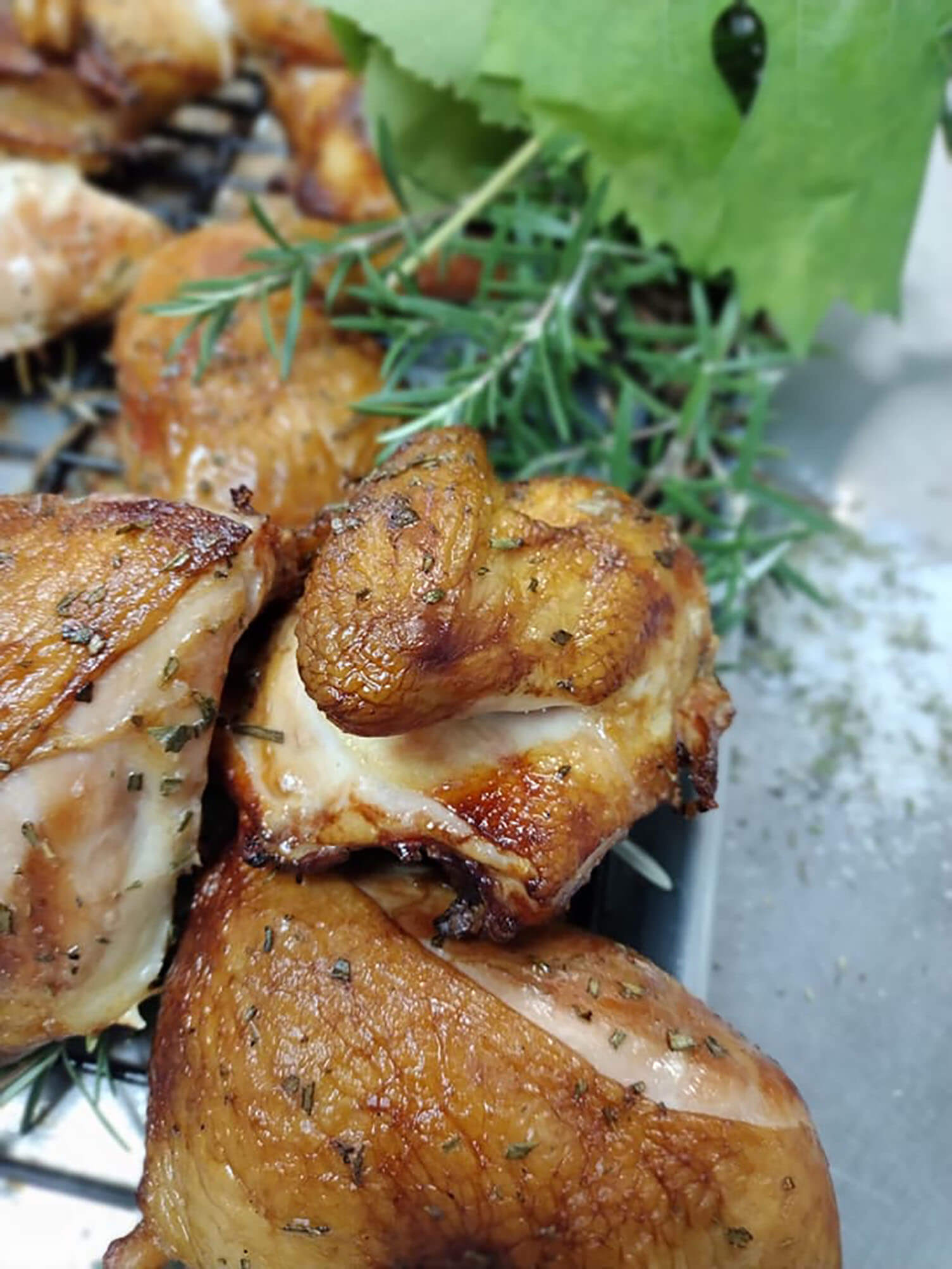 Roasted Chicken Quarters